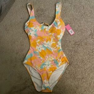 Ninety-Nine One piece floral bathing suit with padding